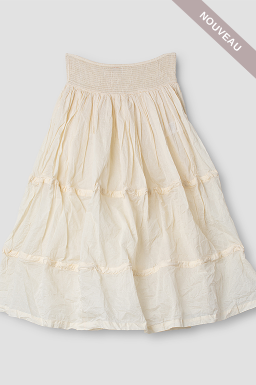 °Jupe Cassandra 22223 Organza écru TU -40% °Jupe Cassandra 22223 Organza écru TU -40%