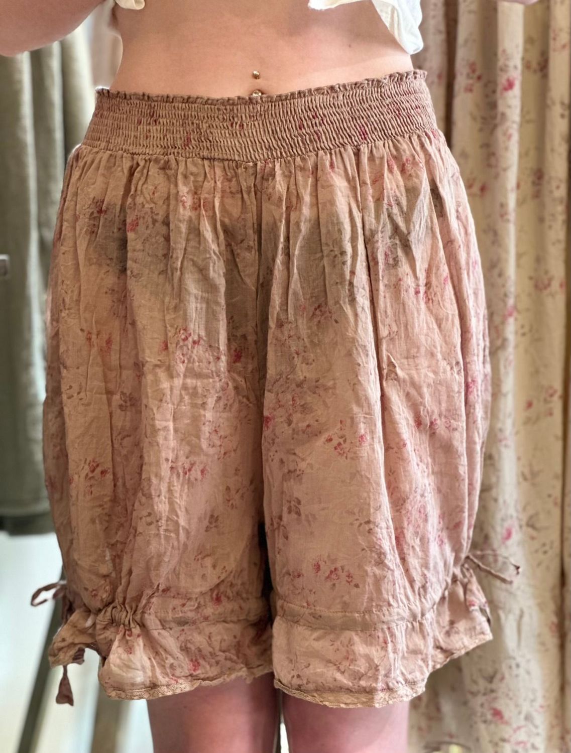 Short Loulou liberty vieux rose TU -40%