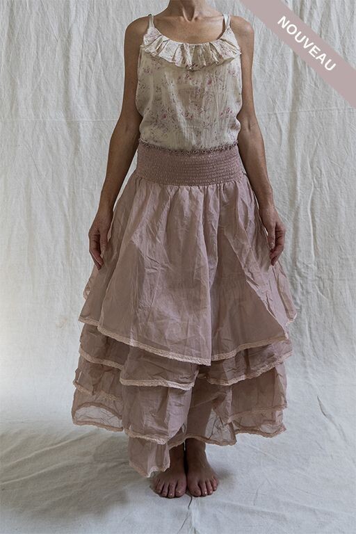 *DERNIERE PIECE Madou Organza amande TU -40%