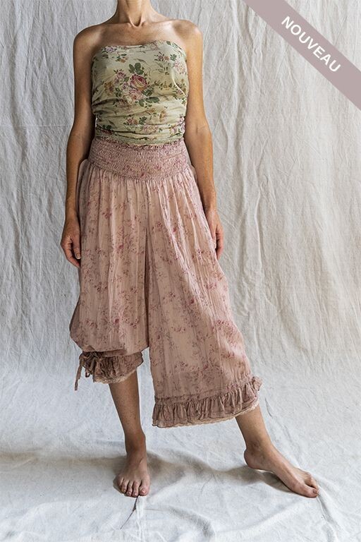 *DERNIERE PIECE  Panty Robert liberty vieux rose tS -40%