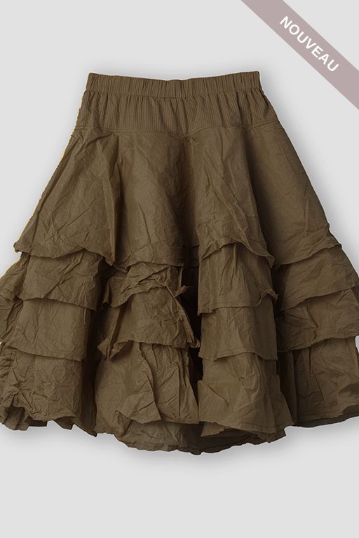 *DERNIER ARTICLE Jupon Tine 22220 Olive -50% tM