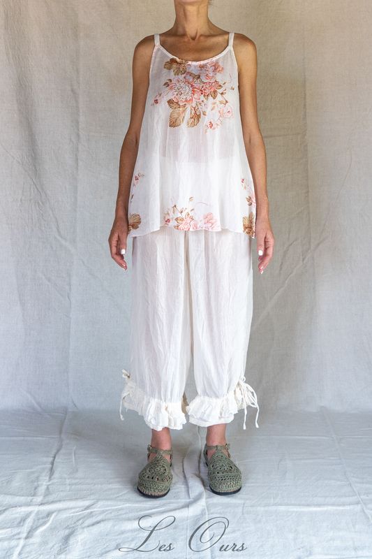 *DERNIERE PIECE Top Basic fleurs -40% tM