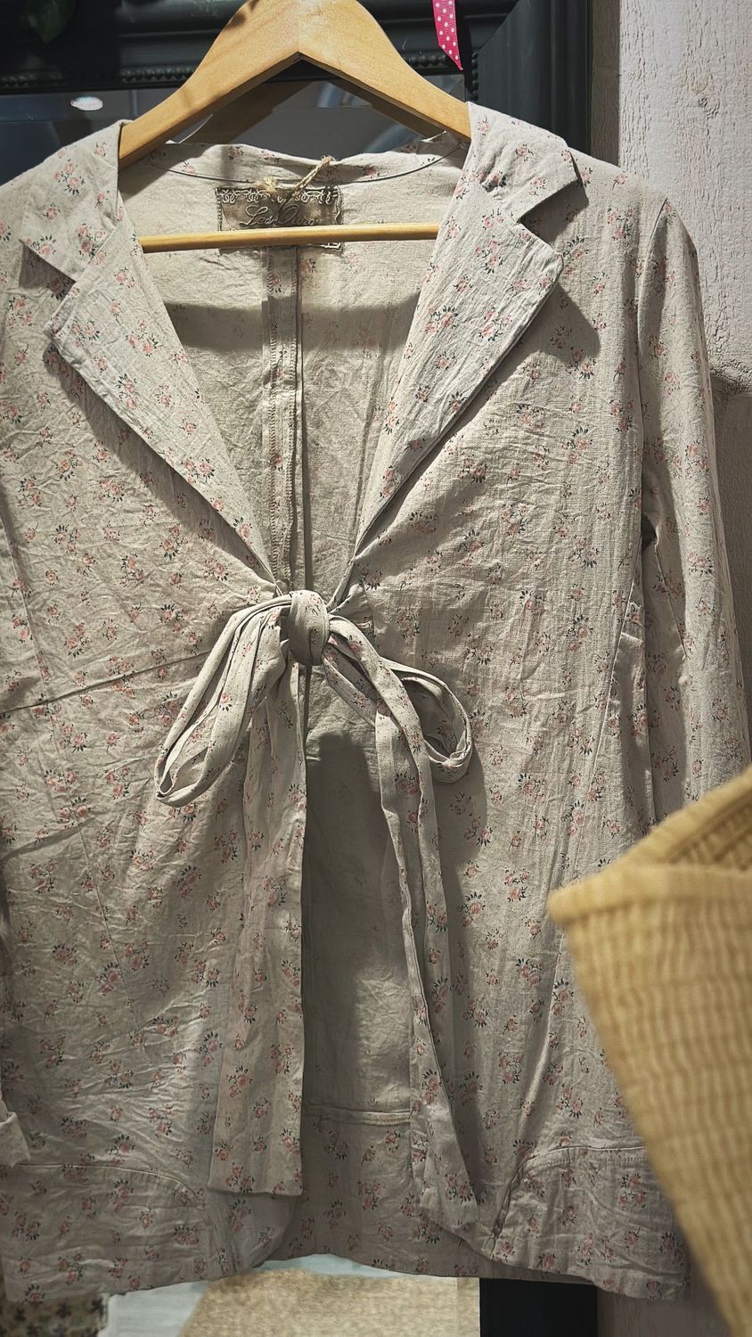 *DERNIER ARTICLE Veste Amandin  popeline fleurs  Les Ours tM -50%