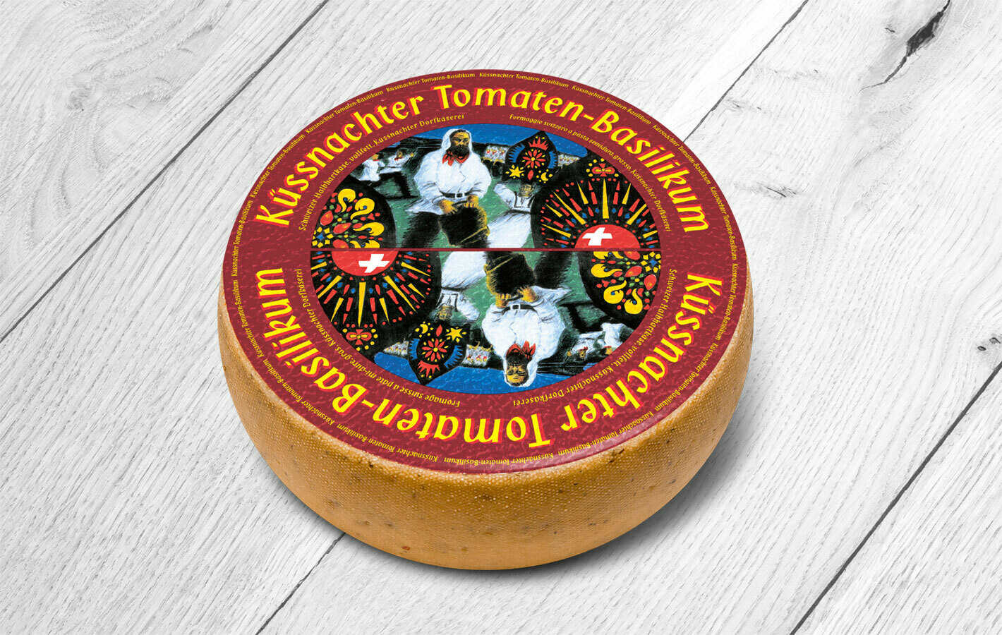Küssnachter Tomaten-Basilikum Käse - laktosefrei (200g / 500g)