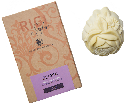 BIO Seiden Rosenform Seife