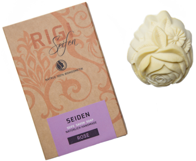 BIO Seiden Rosenform Seife