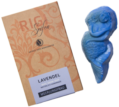 BIO Lavendel Meerjungfrau-Form Seife