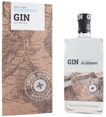 BIO Swiss Alpine Blueberry Gin (70cl / 42% Vol)