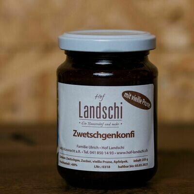 Zwetschgen/Pflaumen Konfitüre mit vieille Prune (235g)