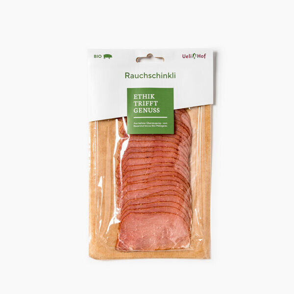 BIO Rauchschinkli geschnitten (ca. 70 - 80g)