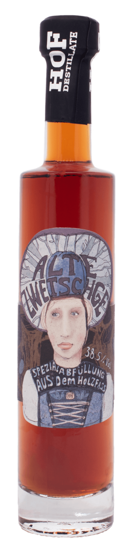 BIO Alte Zwetschge aus dem Holzfass (10cl / 40% Vol)