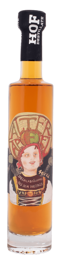 BIO Alter Apfel aus dem Holzfass (10cl / 40% Vol)
