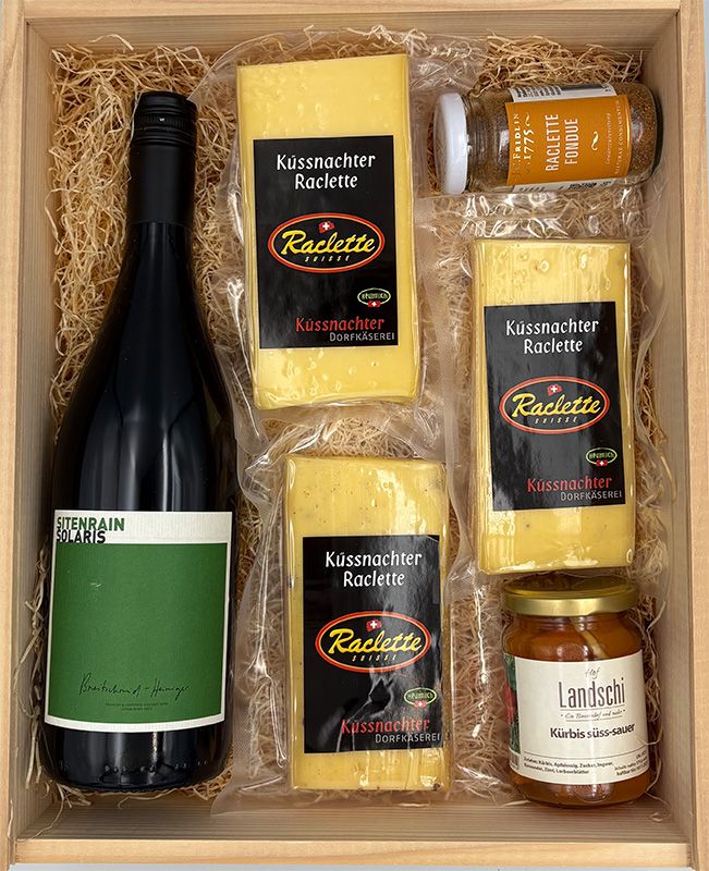 RIGI Deluxe Raclette Kistli (Geschenk)
