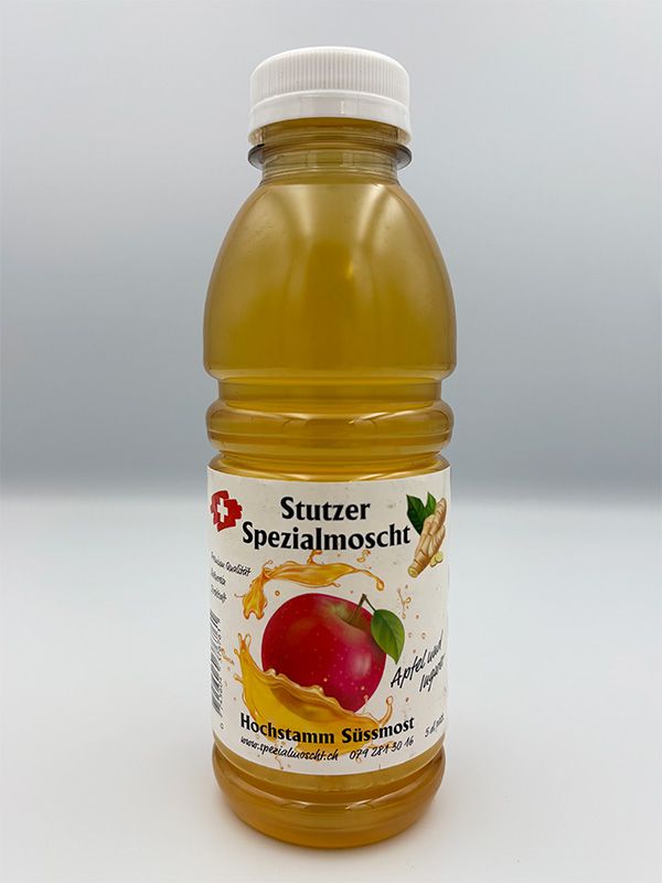 Moscht mit Apfel und Ingwer  (50cl, alkoholfrei)