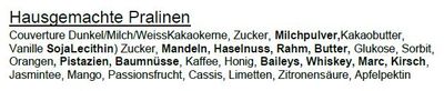 Schwarzenberger Pralinen mit Alkohol (4 / 9 / 16 / 25/ 36 Pralinen)