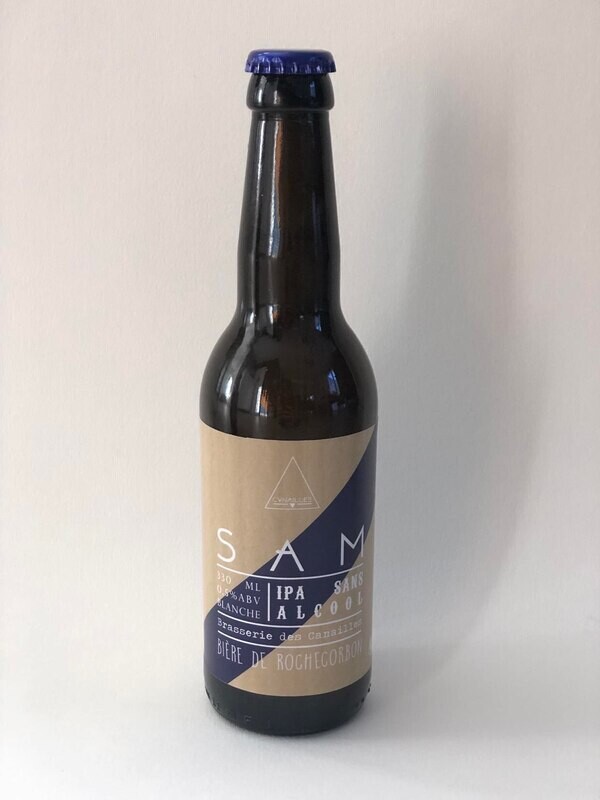 SAM - blanche IPA sans alcool - 33cl/0,75%