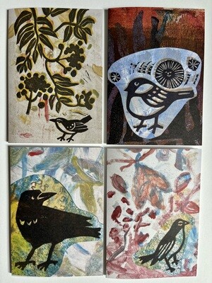 Greeting cards, set of 4