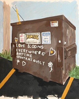 Dumpster in Yellow Springs
