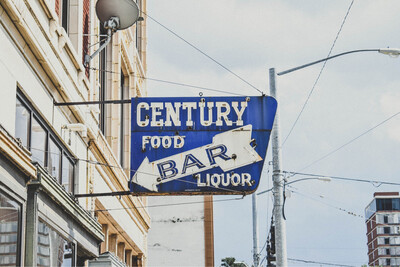 Century Bar Sign