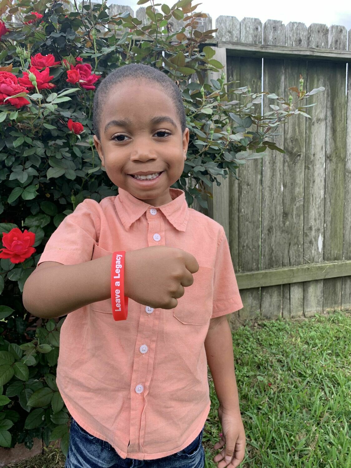 Leave a Legacy Wristband Red
