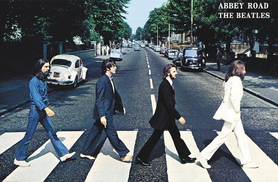Poster The Beatles Abbey road 34'' X 22''