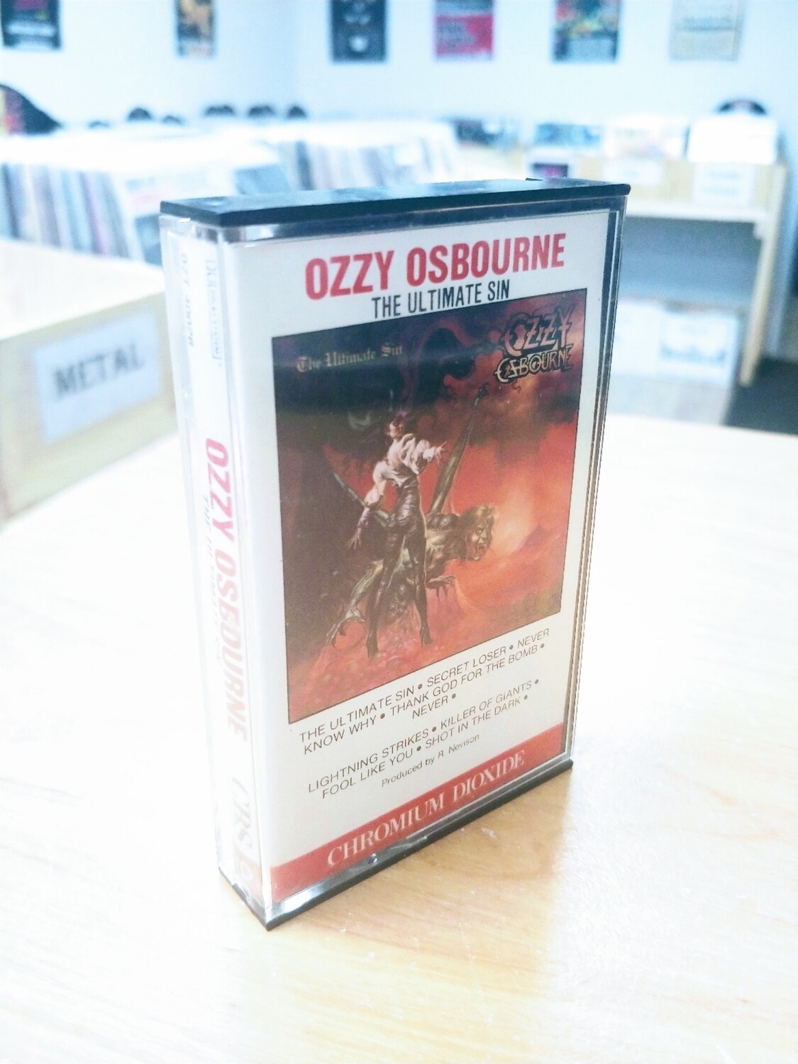 Ozzy Osbourne - The ultimate sin (CASSETTE)