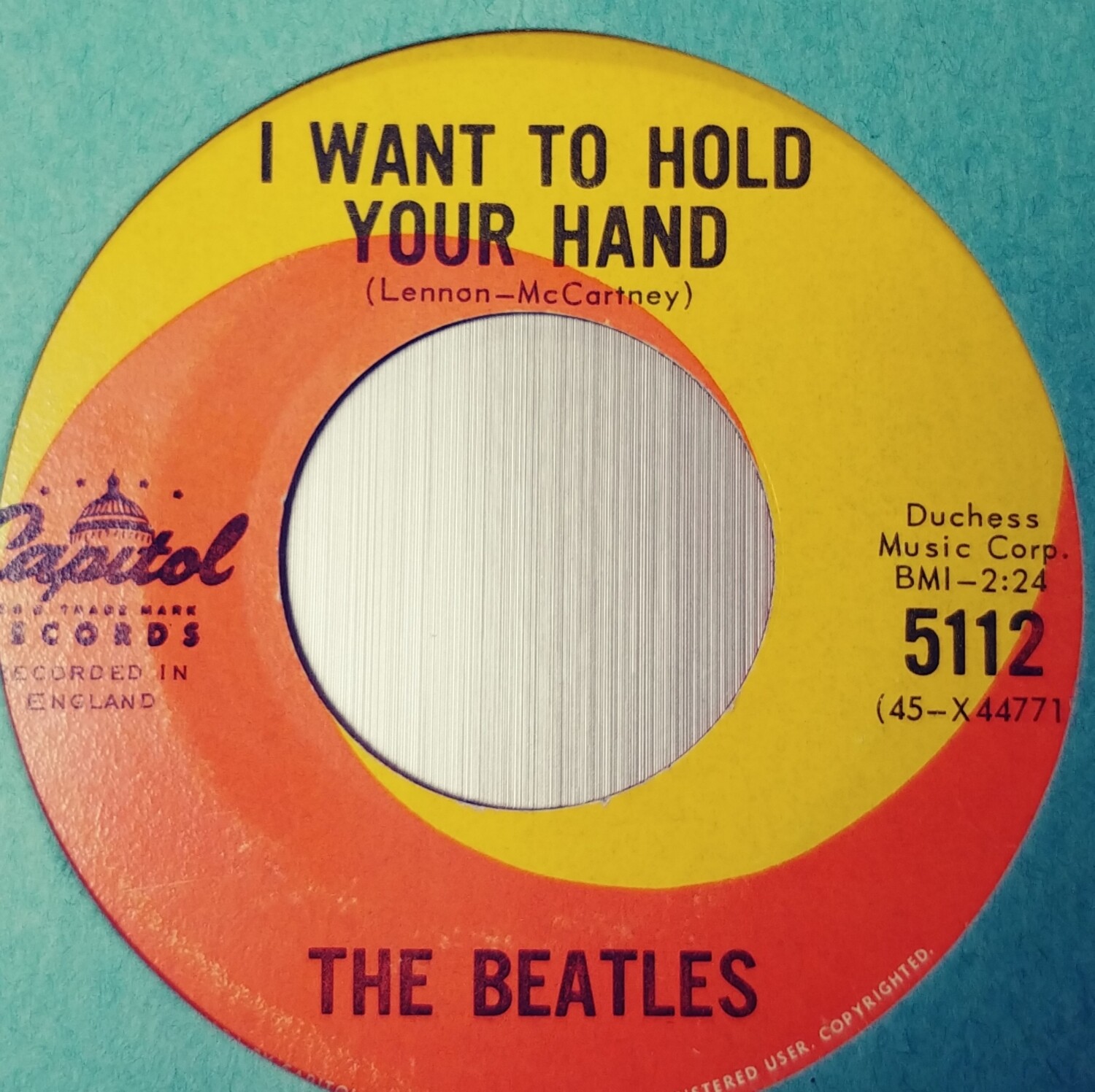 The Beatles - I want to hold your hand / I saw her standing there