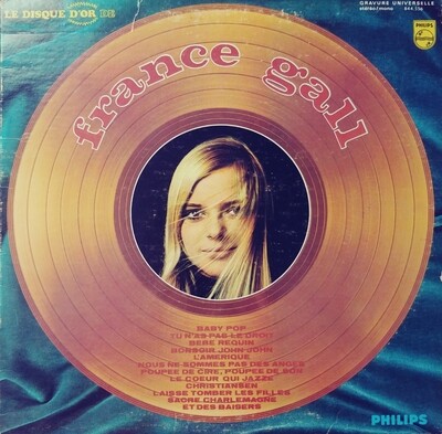 France Gall - Le disque d'or de France Gall
