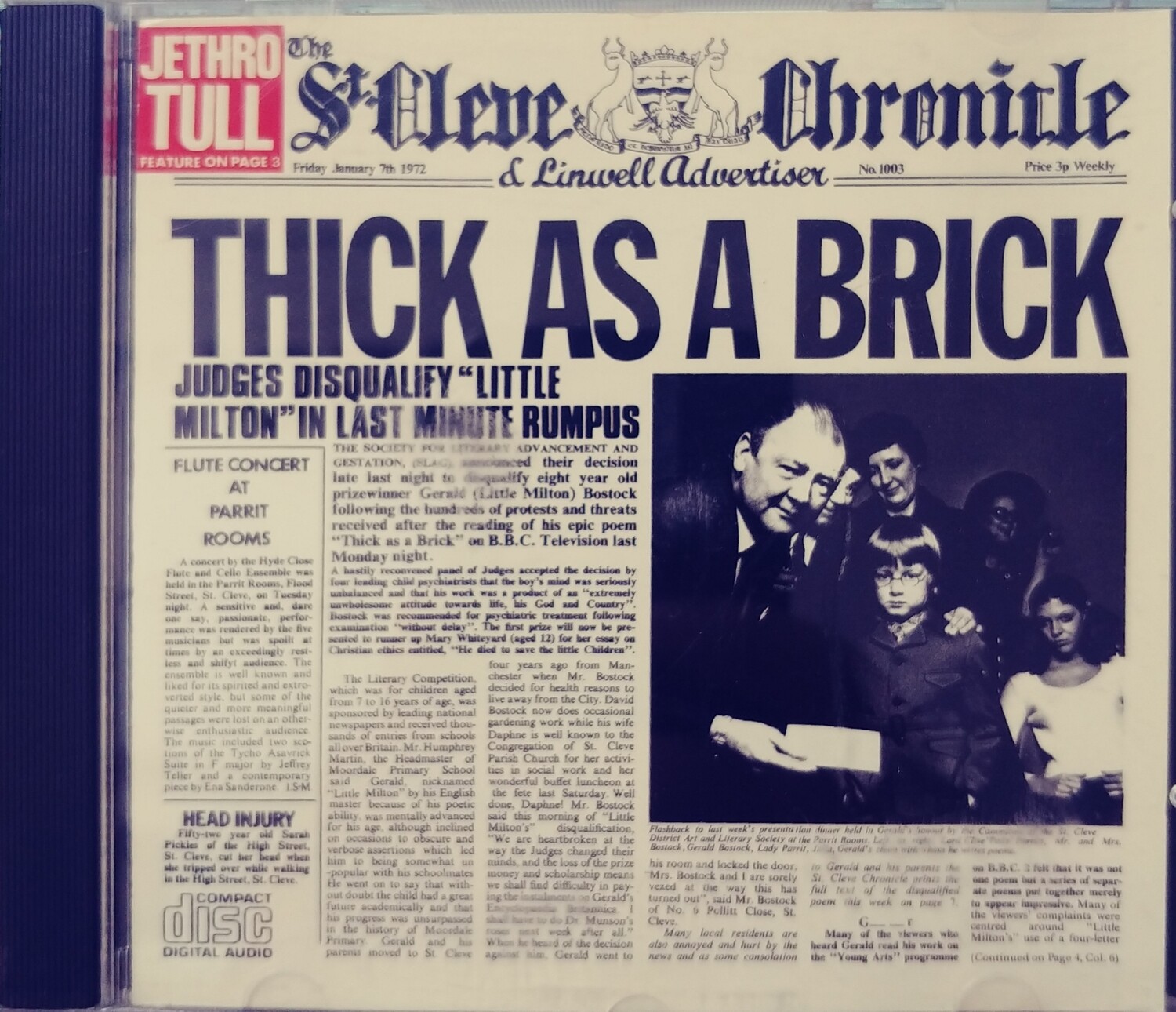 Jethro Tull - Thick as a brick (CD)