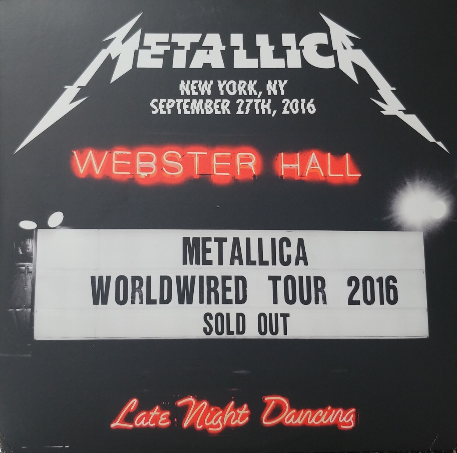 Metallica - Live at Webster Hall New York september 27th 2016 (LIMITED EDITION)