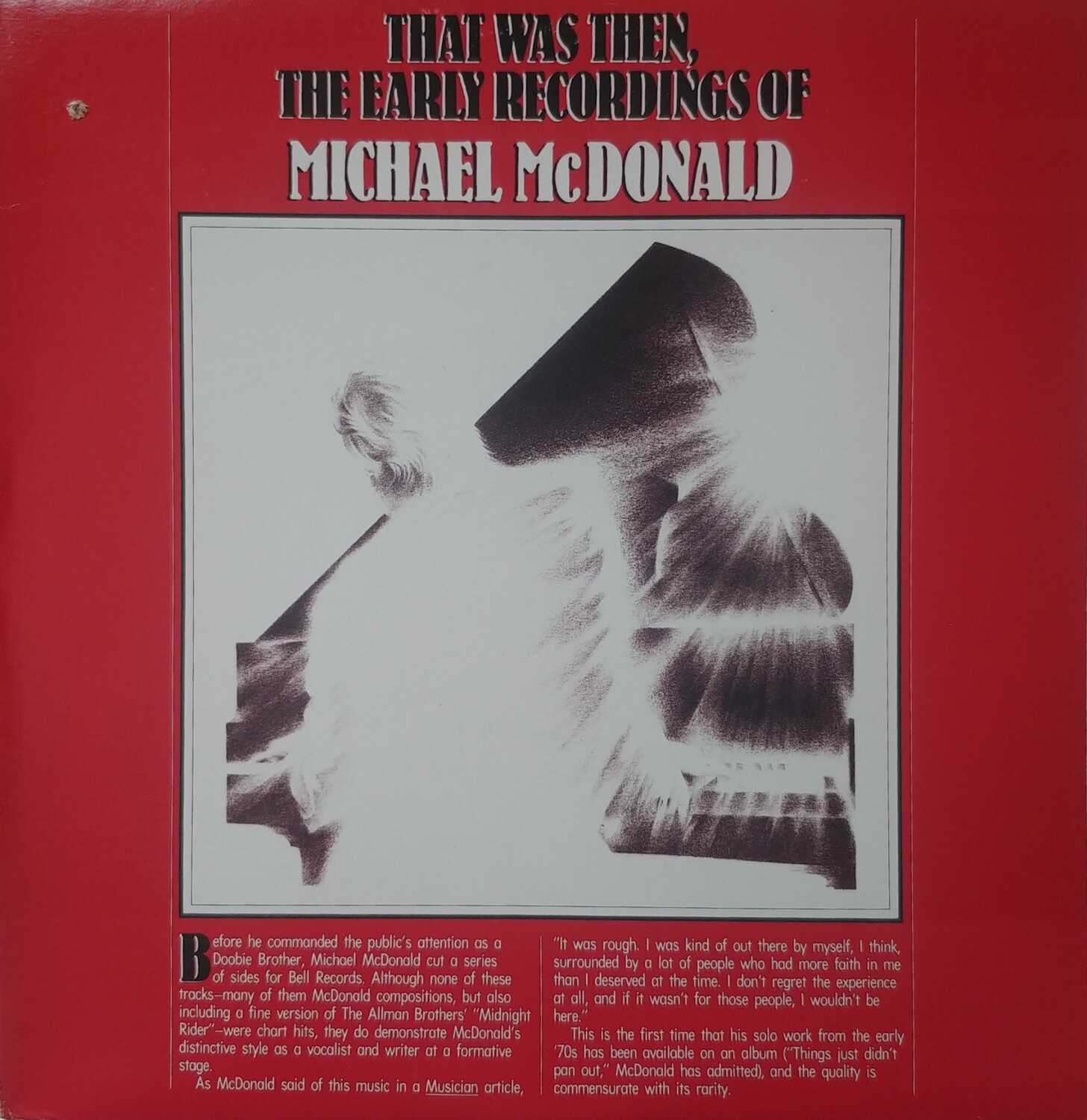 Michael McDonald - That was then, The Early recordings