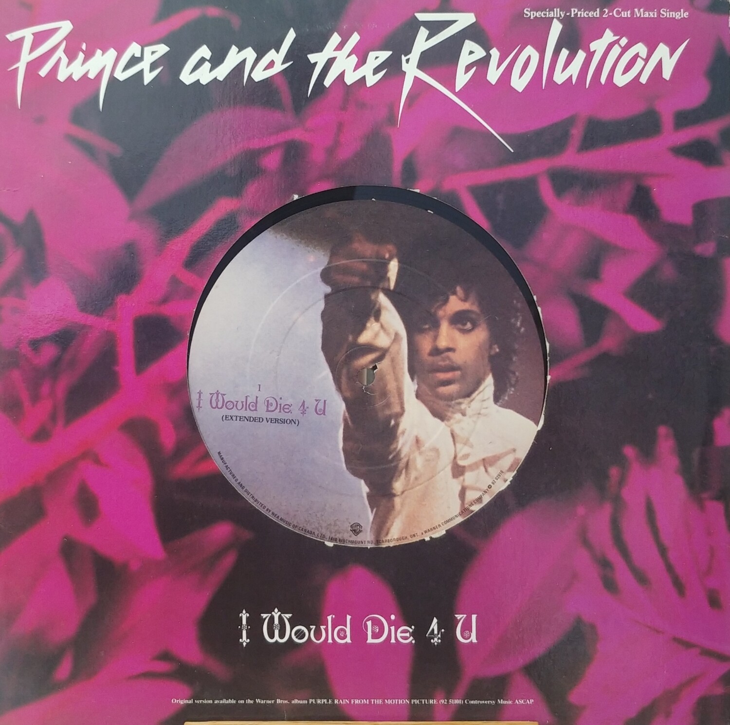 Prince and The Revolution - Would Die 4 U