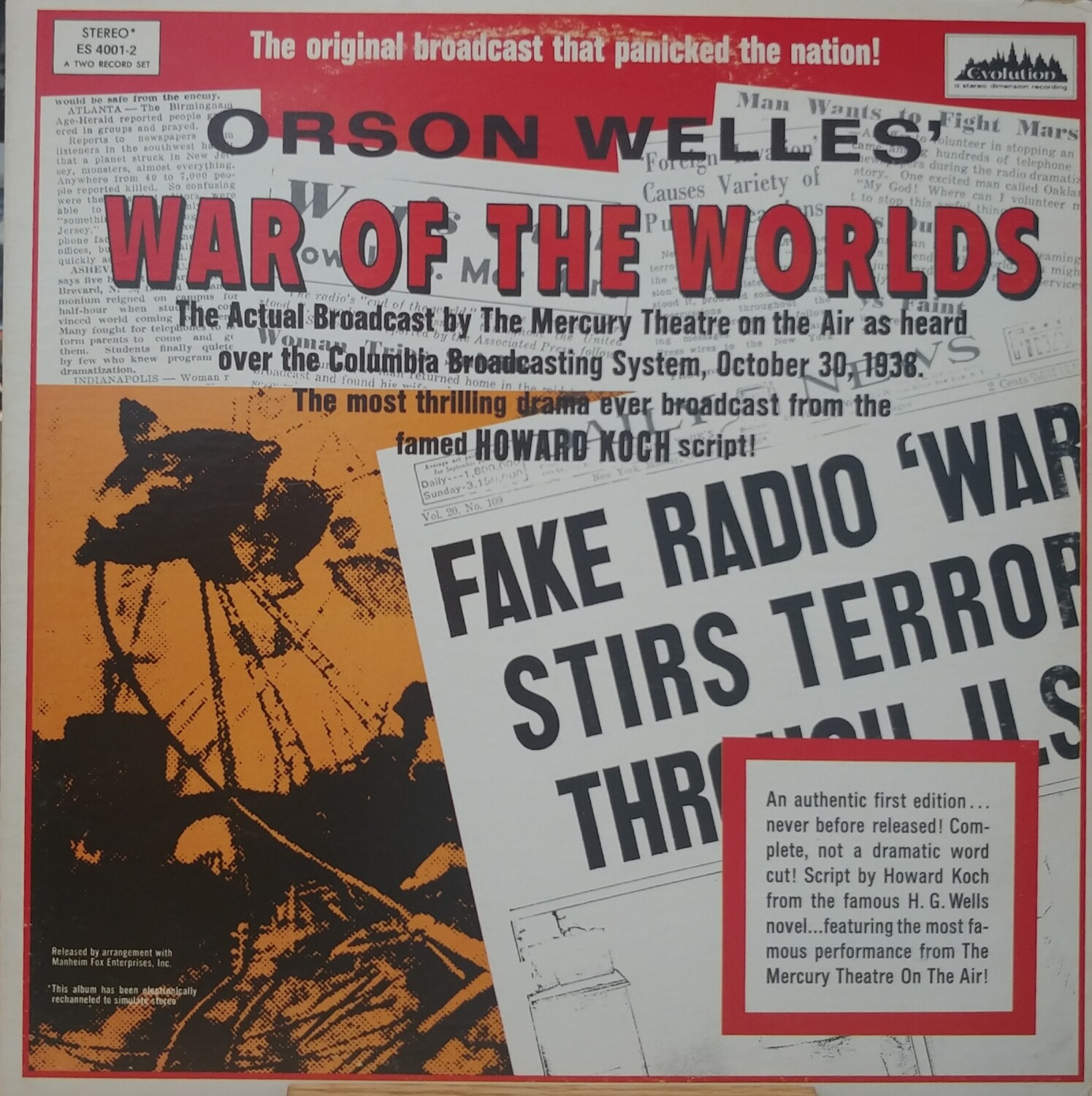 Orson Welles - War of the Worlds Radio Drama