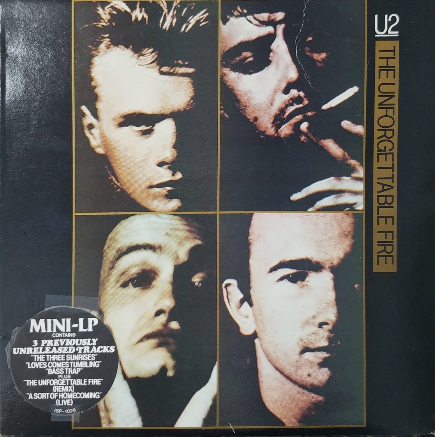 U2 - The Unforgettable Fire Mini LP