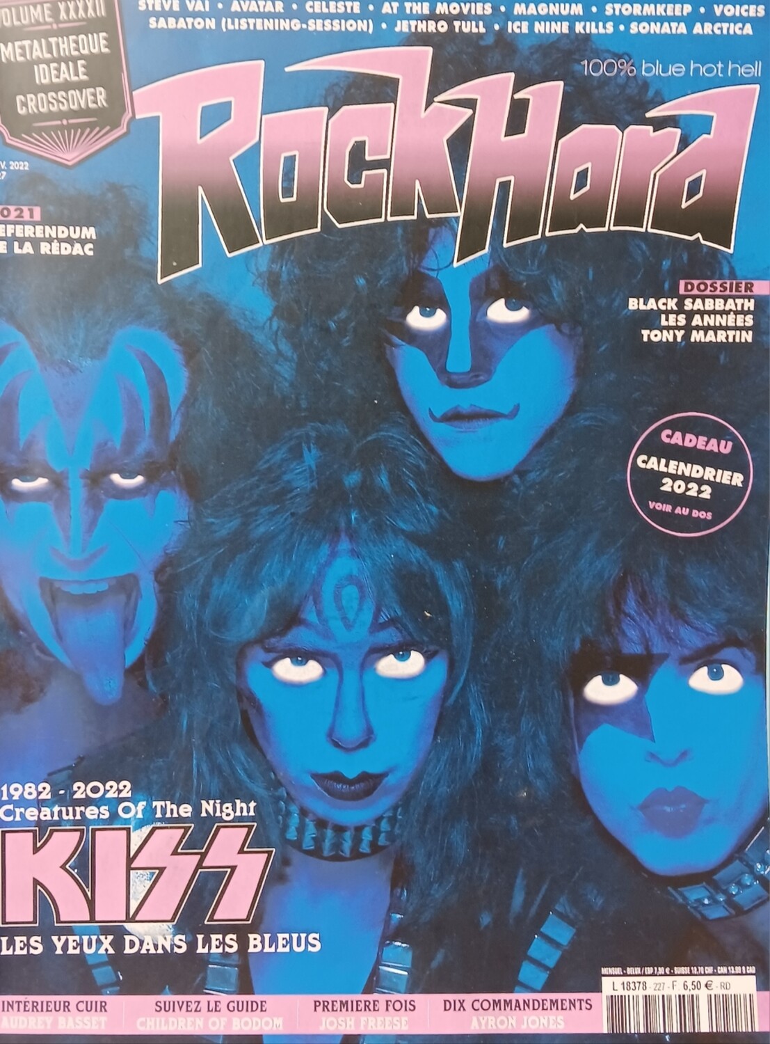 Magazine RockHard KISS janvier 2022 - #227