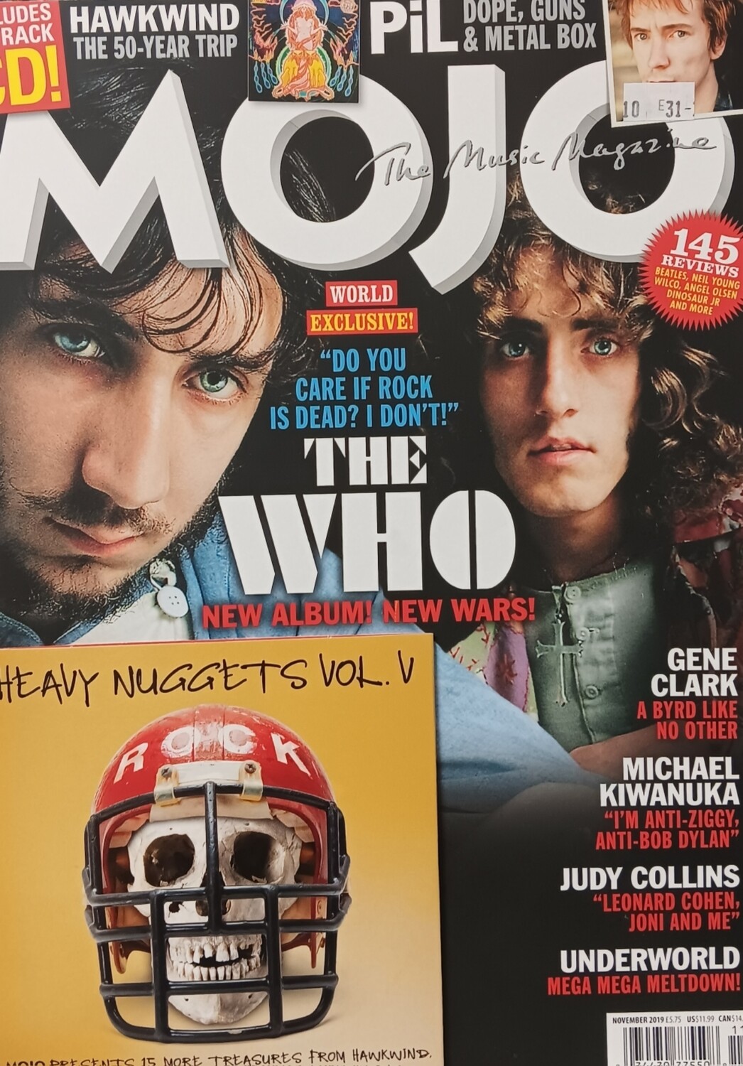 Magazine MOJO The Who Novembre 2019 #312