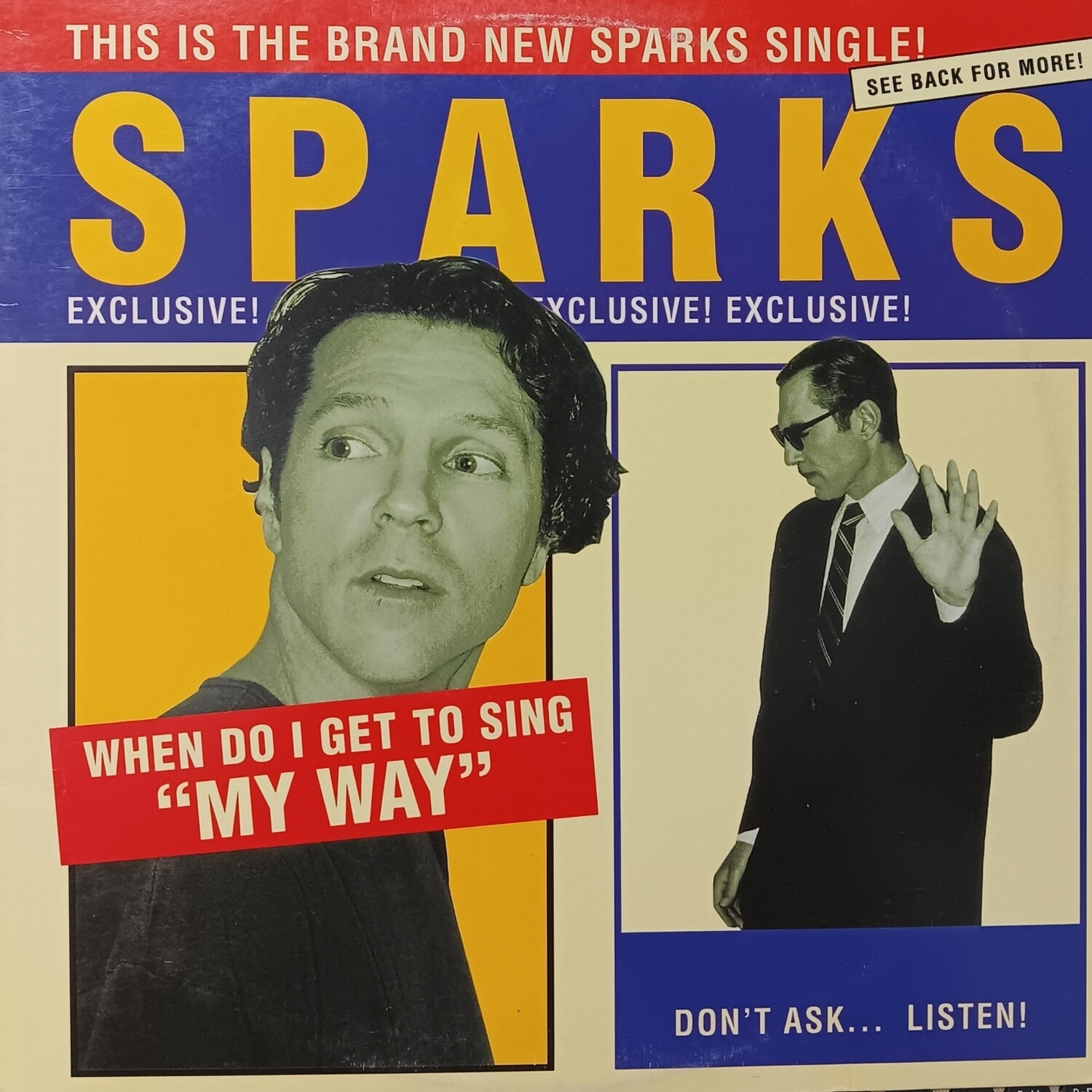 Sparks - When do I Get to sing My way (MAXI)