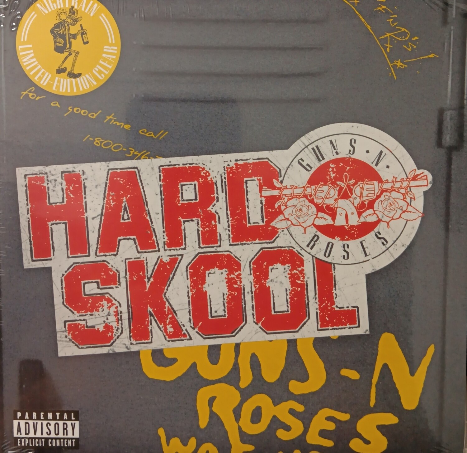 GUNS N ROSES - Hard Skool (CLEAR)