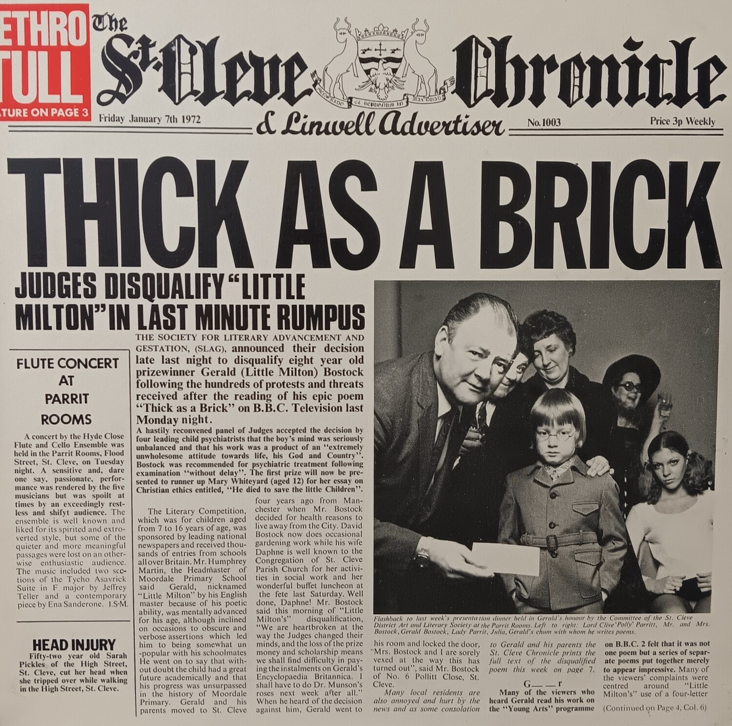 JETHRO TULL - Thick as a brick