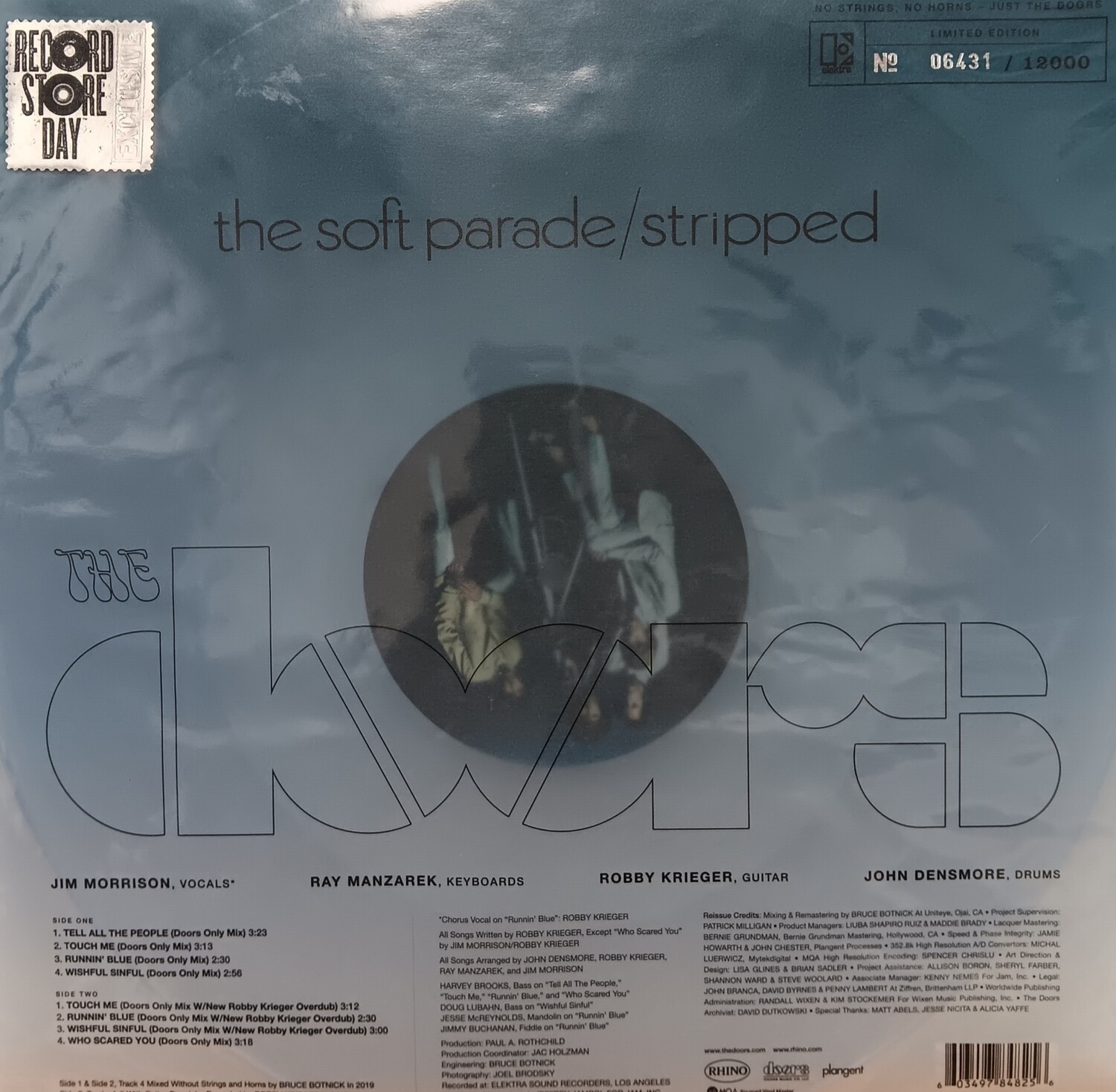 THE DOORS - The soft Parade stripped (CLEAR)