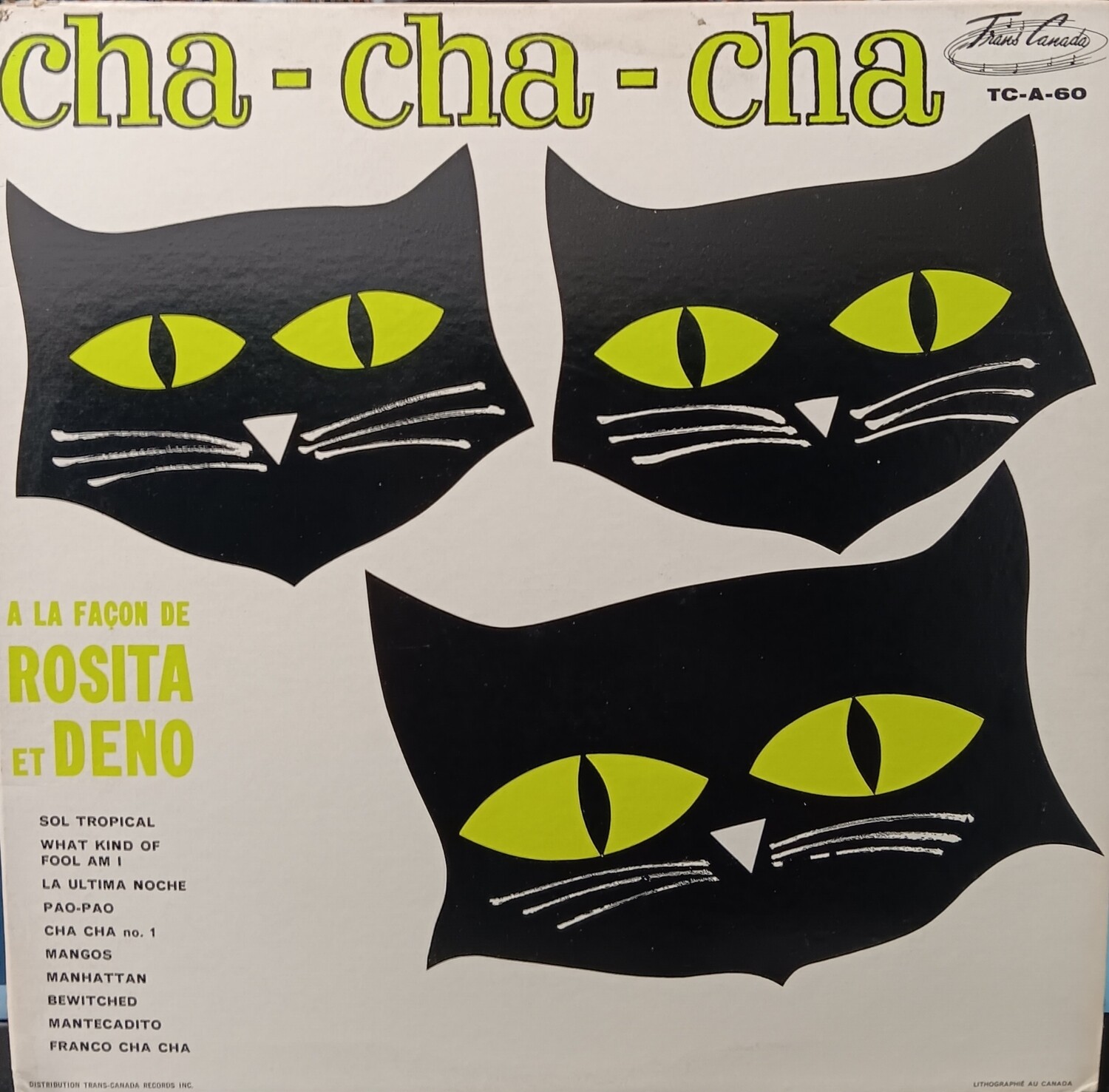 ROSITA ET DENO / ROGER PILON - Cha-Cha-Cha à la façon de Rosita et Deno