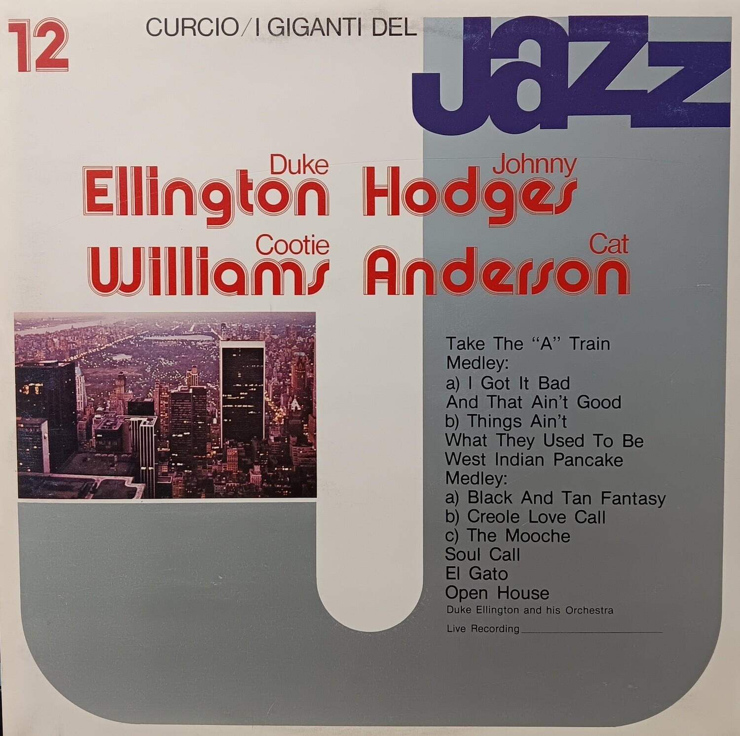 DUKE ELLINGTON & HIS ORCHESTRA - I Giganti del Jazz