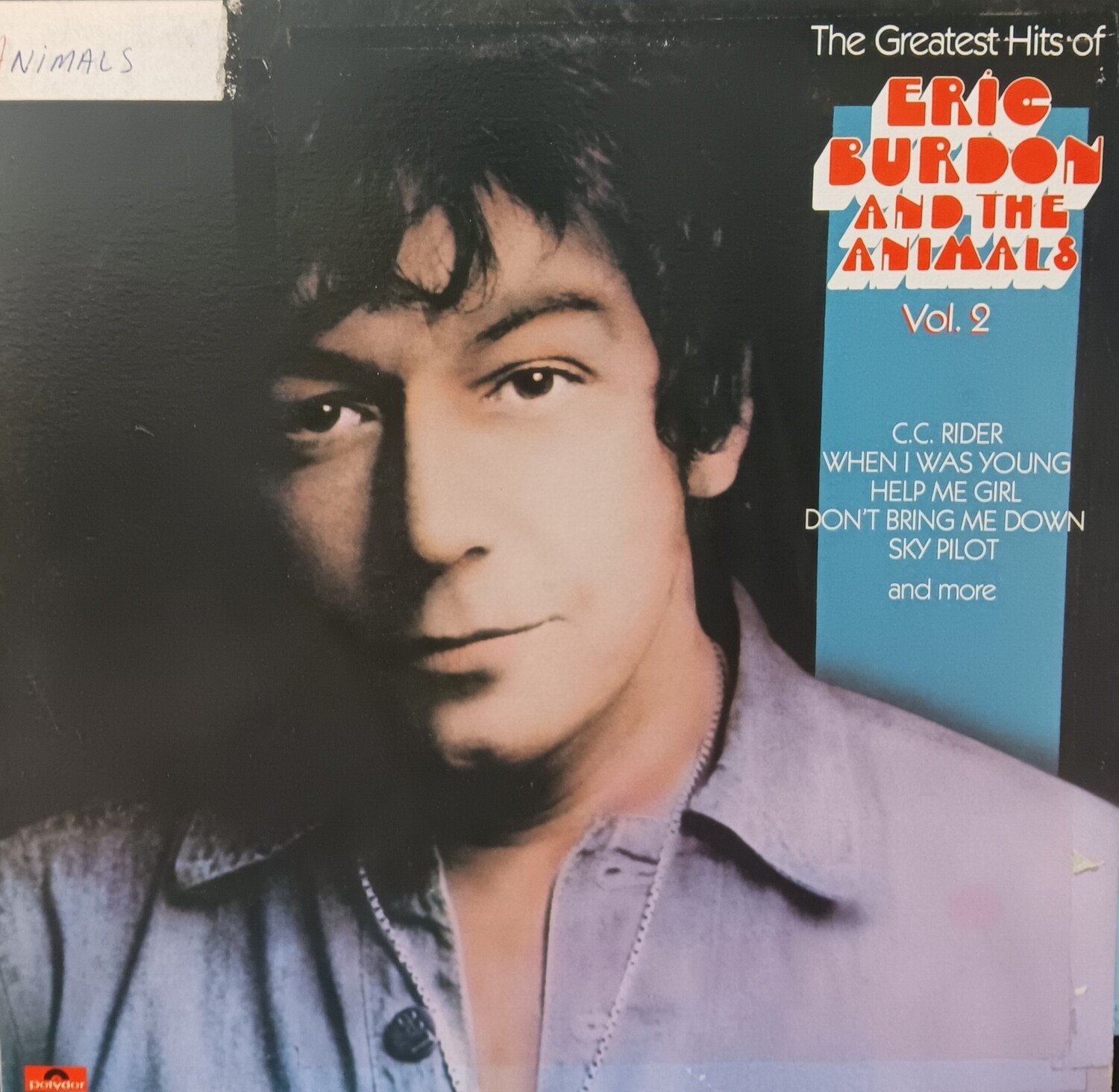 ERIC BURDON AND THE ANIMALS - The Greatest Hits of Eric Burdon and The Animals volume 2