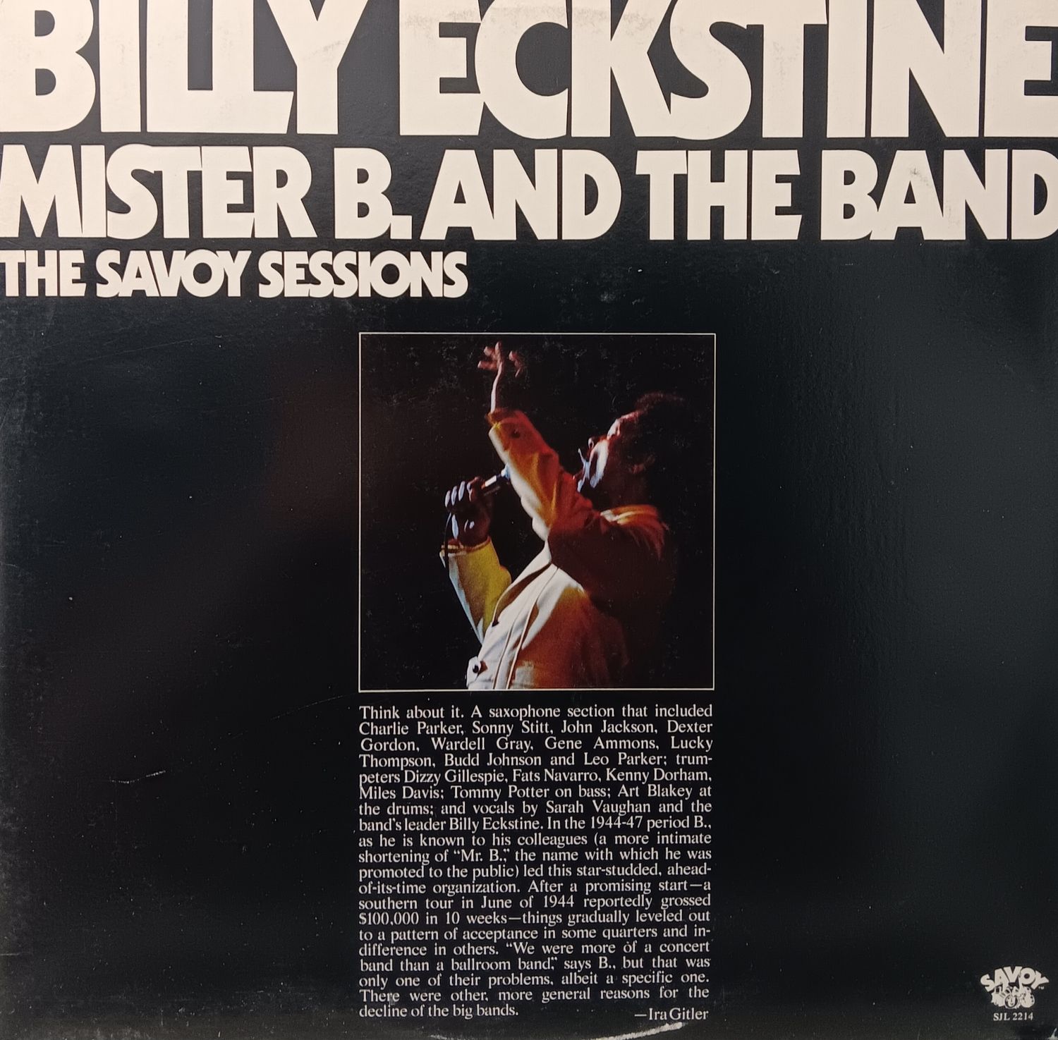 BILLY ECKSTINE - Mister B and the band