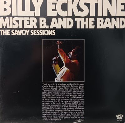 BILLY ECKSTINE - Mister B and the band
