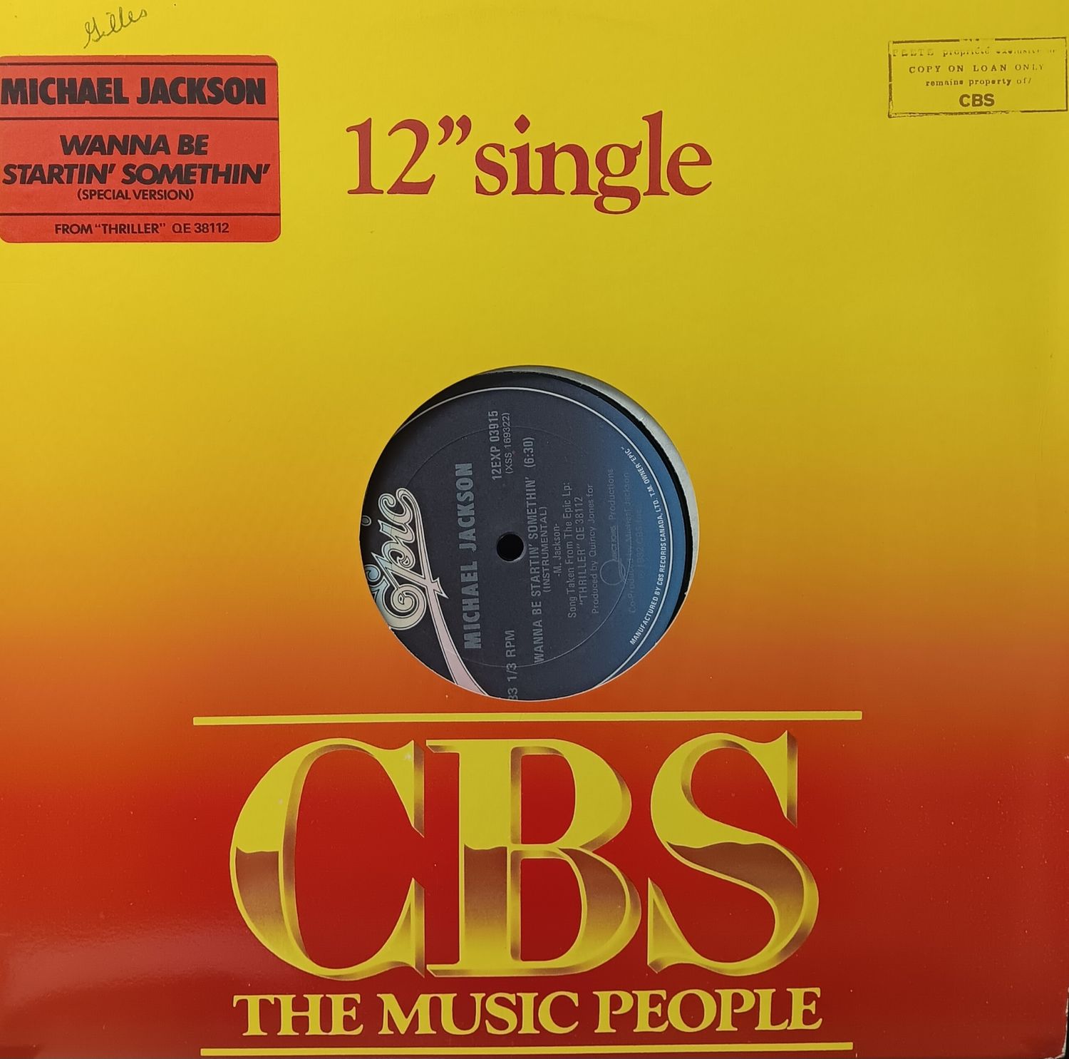 MICHAEL JACKSON - Wanna be startin&#39; somethin&#39; (MAXI)
