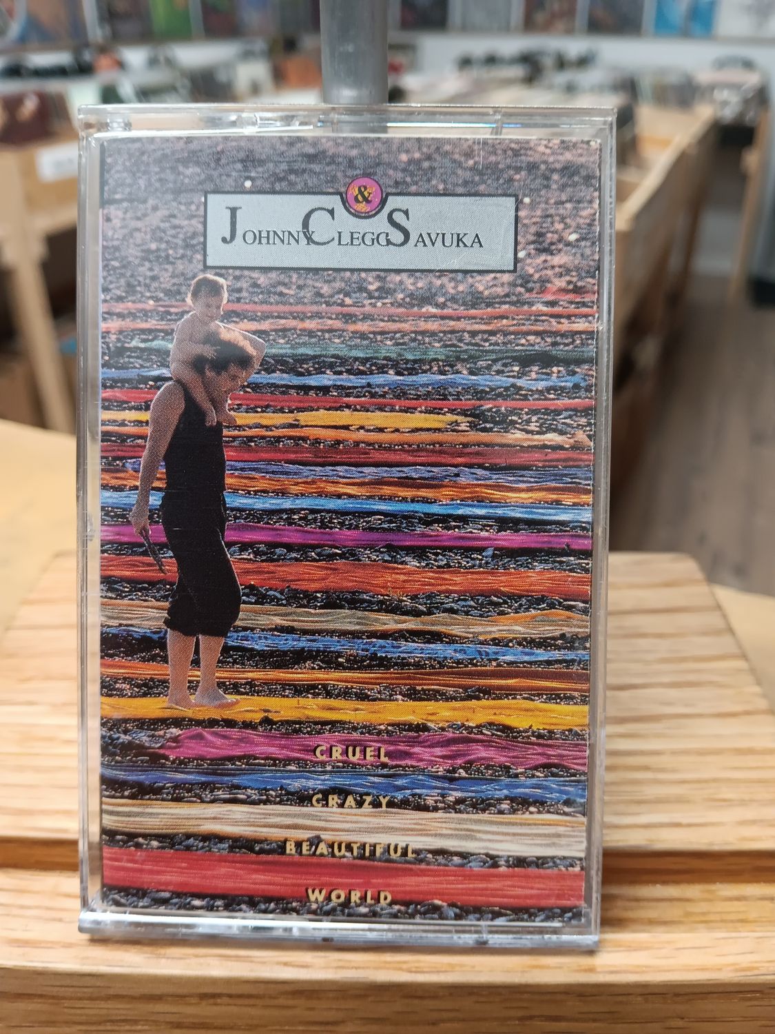 JOHNNY CLEGG &amp; SAKURA - CRUEL CRAZY BEAUTIFUL WORLD (CASSETTE)