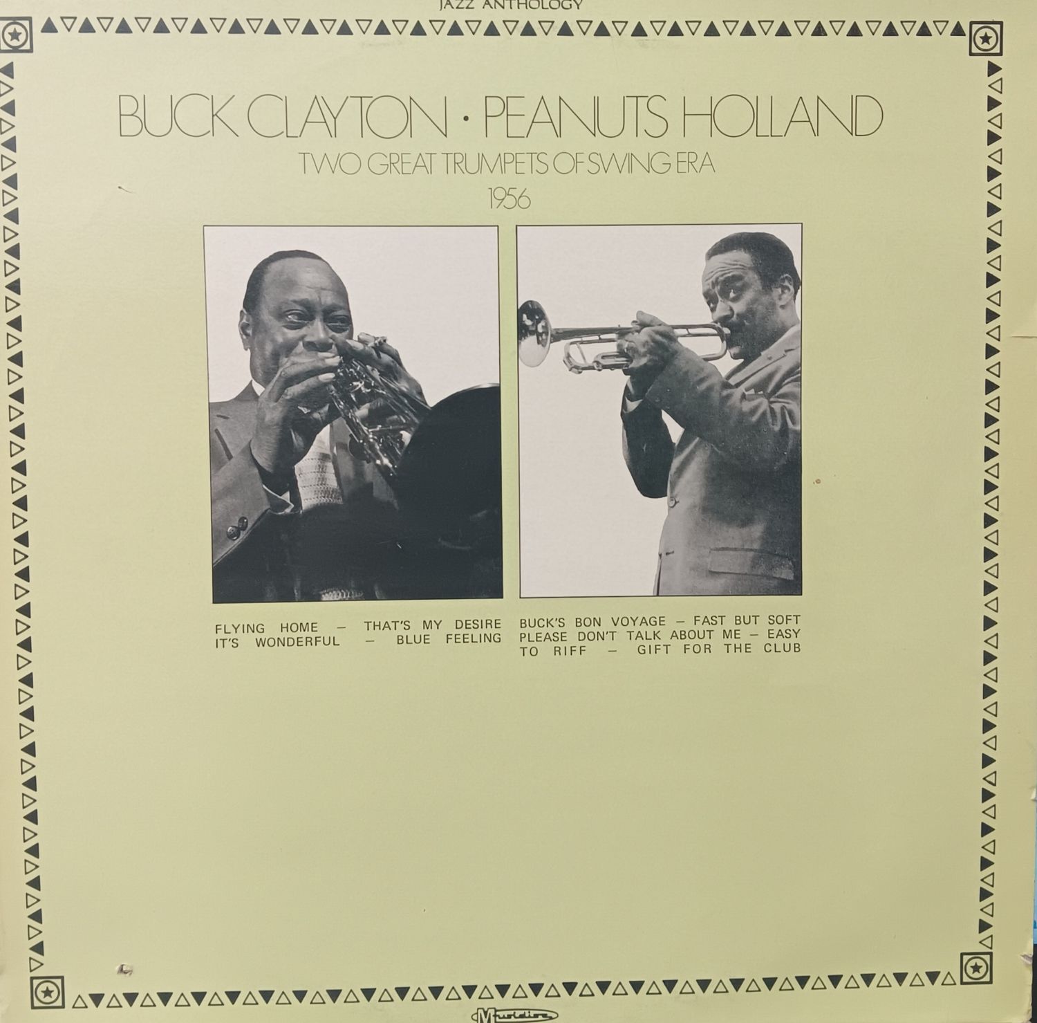 BUCK CLAYTON &amp; PEANUTS HOLLAND - Two great trumpets of Swing era 1966