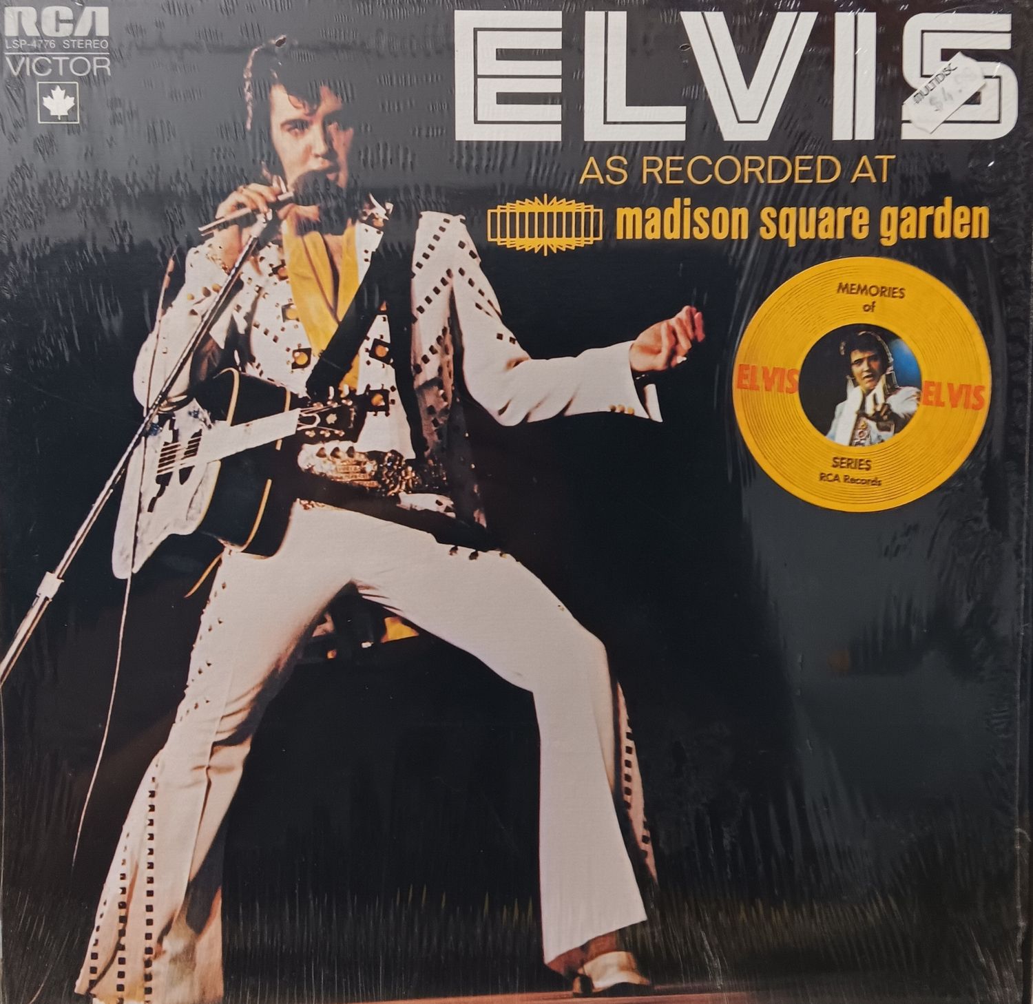ELVIS PRESLEY - Elvis as recorded at Madison Square Garden