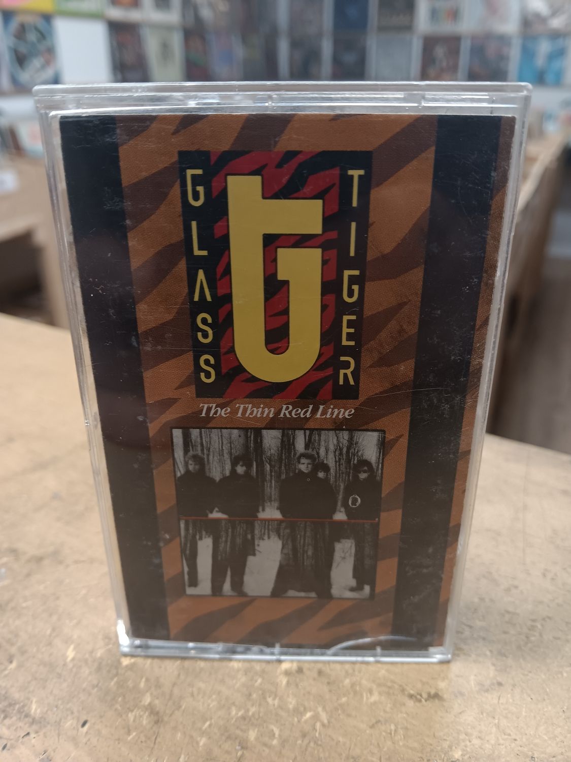 GLASS TIGER - The thin red line (CASSETTE)